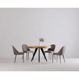 Parq Amber Round Dining Table by Moe's Home at Eve Furniture
