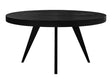 Parq Black 60 Inch Round Dining Table