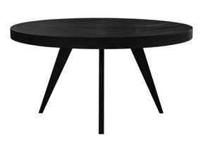Parq Black 60 Inch Round Dining Table