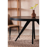 Parq Black Oval Dining Table by MOES at Eve Furniture