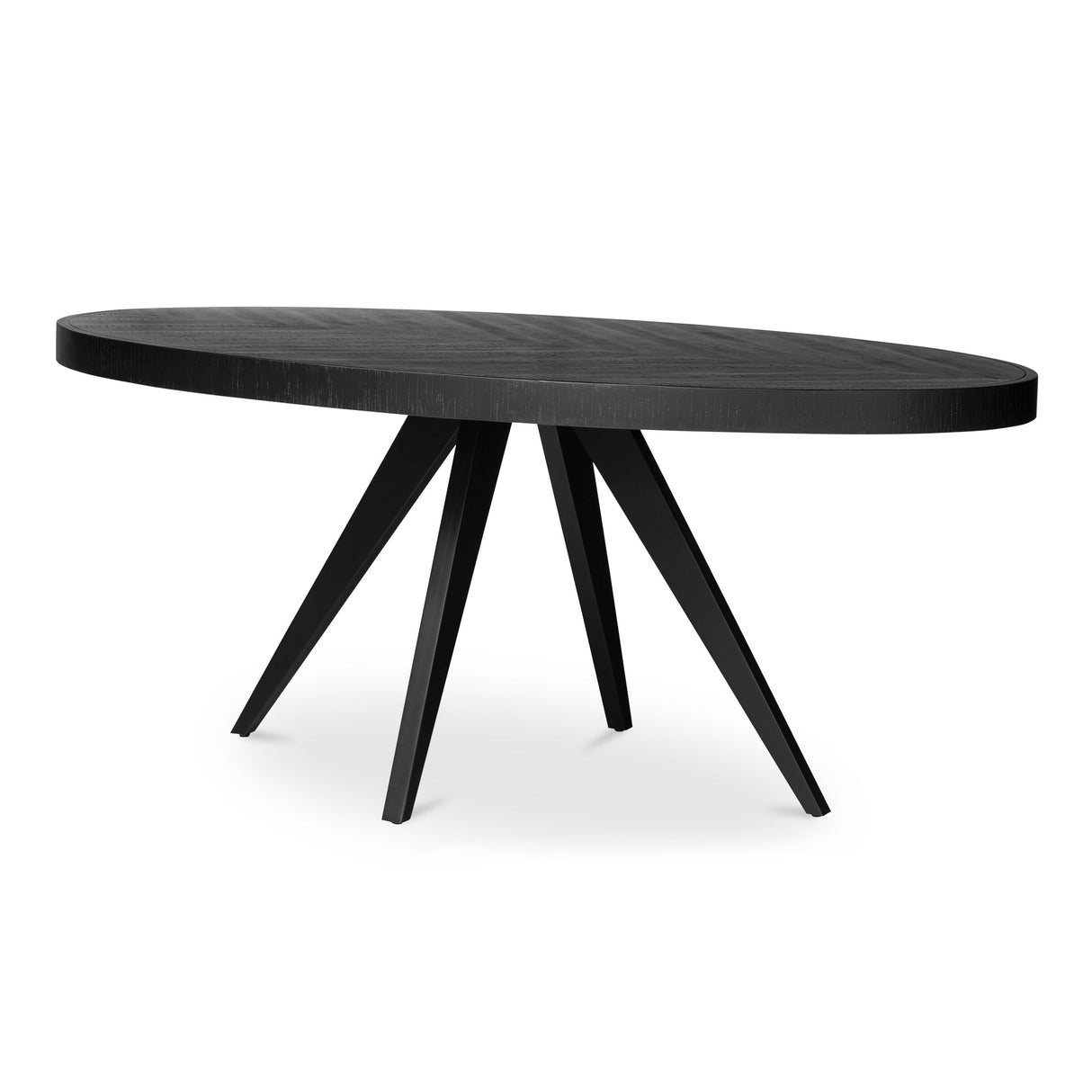 Parq Black Oval Dining Table by MOES at Eve Furniture