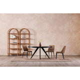 Parq Black Oval Dining Table by Moe's Home at Eve Furniture
