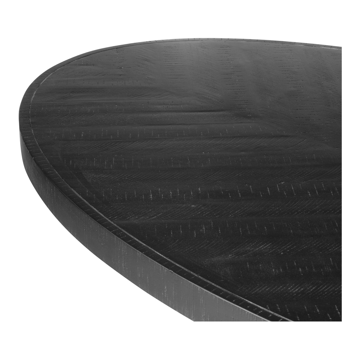 Parq Black Oval Dining Table by Moe's Home at Eve Furniture