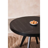 Parq Black Round Dining Table by MOES at Eve Furniture
