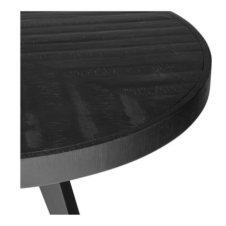 Parq Black Round Dining Table by MOES at Eve Furniture