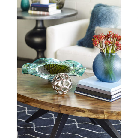 Parq Oval Coffee Table Amber by Moe's Home at Eve Furniture