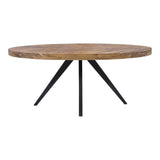 Parq Oval Dining Table Amber by Moe's Home at Eve Furniture