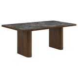 Parry Dark Walnut 80-inch Smart Top Paladina Dining Table by Coaster at Eve Furniture
