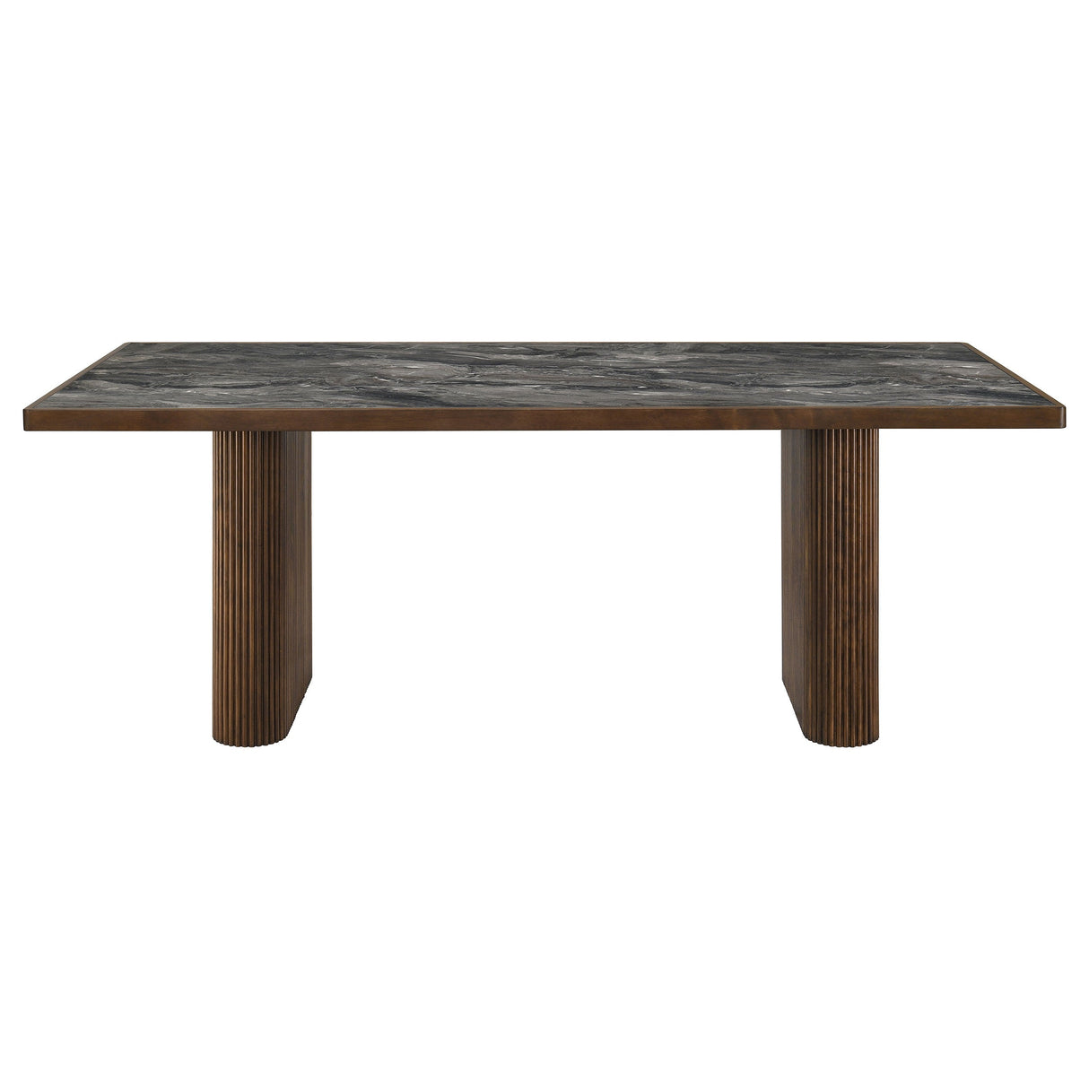 Parry Dark Walnut 80-inch Smart Top Paladina Dining Table by Coaster at Eve Furniture