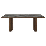 Parry Dark Walnut 80-inch Smart Top Paladina Dining Table by Coaster at Eve Furniture