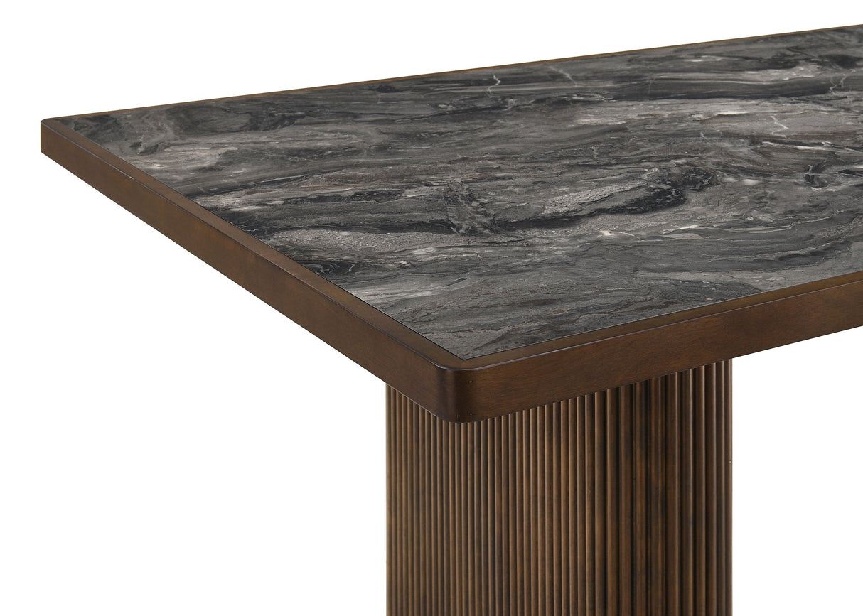 Parry Dark Walnut 80-inch Smart Top Paladina Dining Table by Coaster at Eve Furniture
