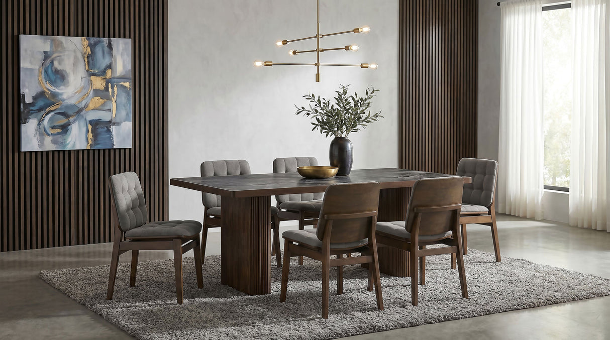 Parry Dark Walnut 80-inch Smart Top Paladina Dining Table by Coaster at Eve Furniture