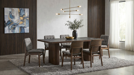 Parry Dark Walnut 80-inch Smart Top Paladina Dining Table by Coaster at Eve Furniture