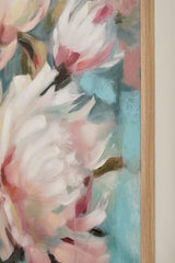 Parryville Aqua/Pink Wall Art by Ashley at Eve Furniture