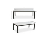 Parson Coffee Table -White by Moe's Home at Eve Furniture