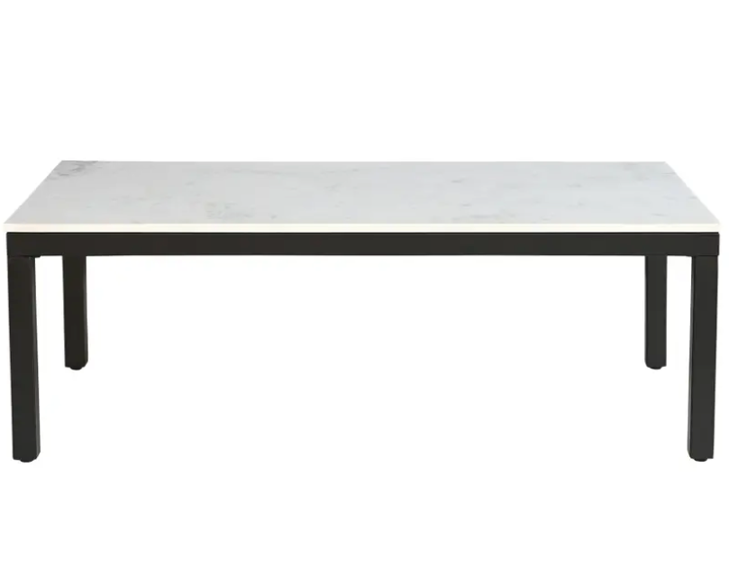Parson Coffee Table -White by Moe's Home at Eve Furniture