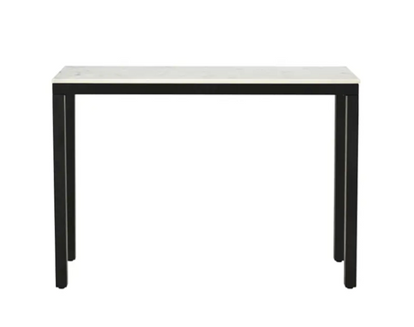 Parson Console Table - White by Moe's Home at Eve Furniture