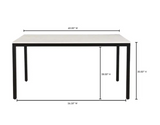 Parson Marble Dining Table - Small by Moe's Home at Eve Furniture