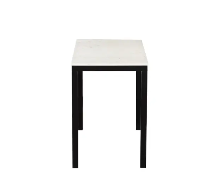 Parson Marble Mini Desk - White by Moe's Home at Eve Furniture