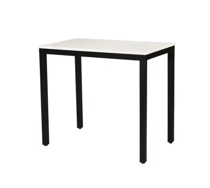 Parson Marble Mini Desk - White by Moe's Home at Eve Furniture
