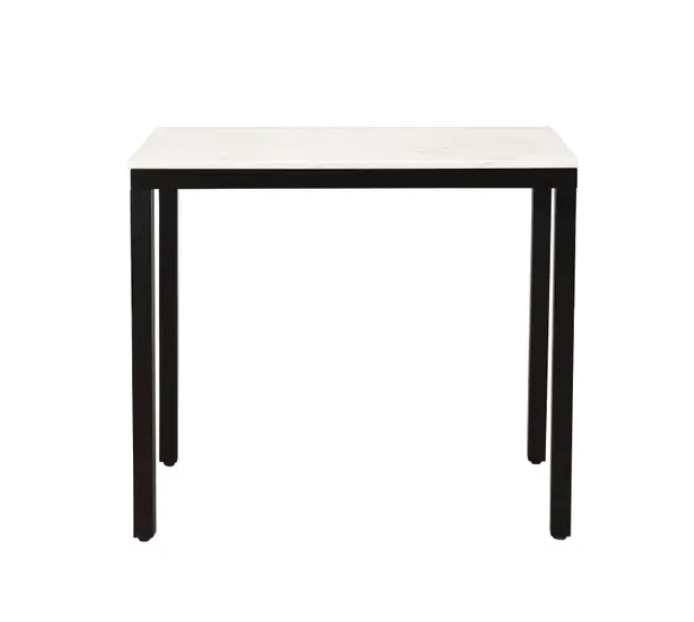 Parson Marble Mini Desk - White by Moe's Home at Eve Furniture