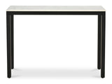 Parson White Console Table by MOES at Eve Furniture