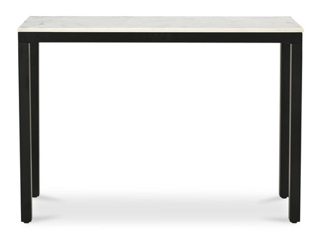 Parson White Console Table by MOES at Eve Furniture