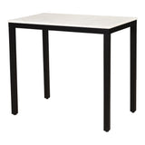 Parson White Marble Mini Desk by Moe's Home at Eve Furniture