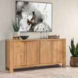Parsons 4Dr Sideboard - Natural by Classic Home at Eve Furniture