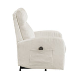 Parsons Beige Power Lift Chair by Homelegance at Eve Furniture