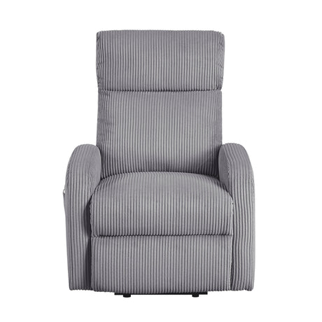 Parsons Dark Gray Power Lift Chair by Homelegance at Eve Furniture
