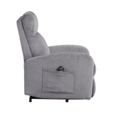 Parsons Dark Gray Power Lift Chair by Homelegance at Eve Furniture