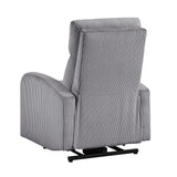 Parsons Dark Gray Power Lift Chair by Homelegance at Eve Furniture