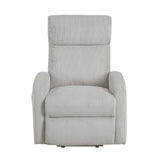 Parsons Gray Power Lift Chair by Homelegance at Eve Furniture