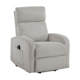 Parsons Gray Power Lift Chair by Homelegance at Eve Furniture