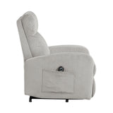 Parsons Gray Power Lift Chair by Homelegance at Eve Furniture