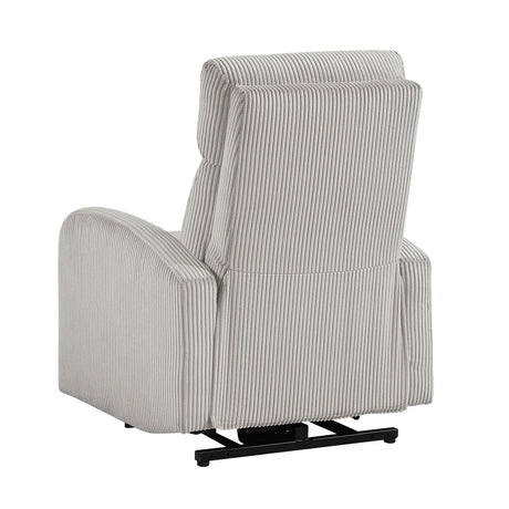 Parsons Gray Power Lift Chair by Homelegance at Eve Furniture