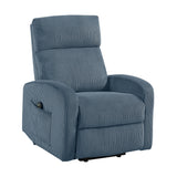 Parsons Midnight Blue Power Lift Chair by Homelegance at Eve Furniture