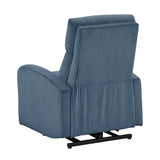 Parsons Midnight Blue Power Lift Chair by Homelegance at Eve Furniture