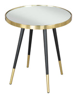 Particle Side Table Gold & Black by Zuomod at Eve Furniture