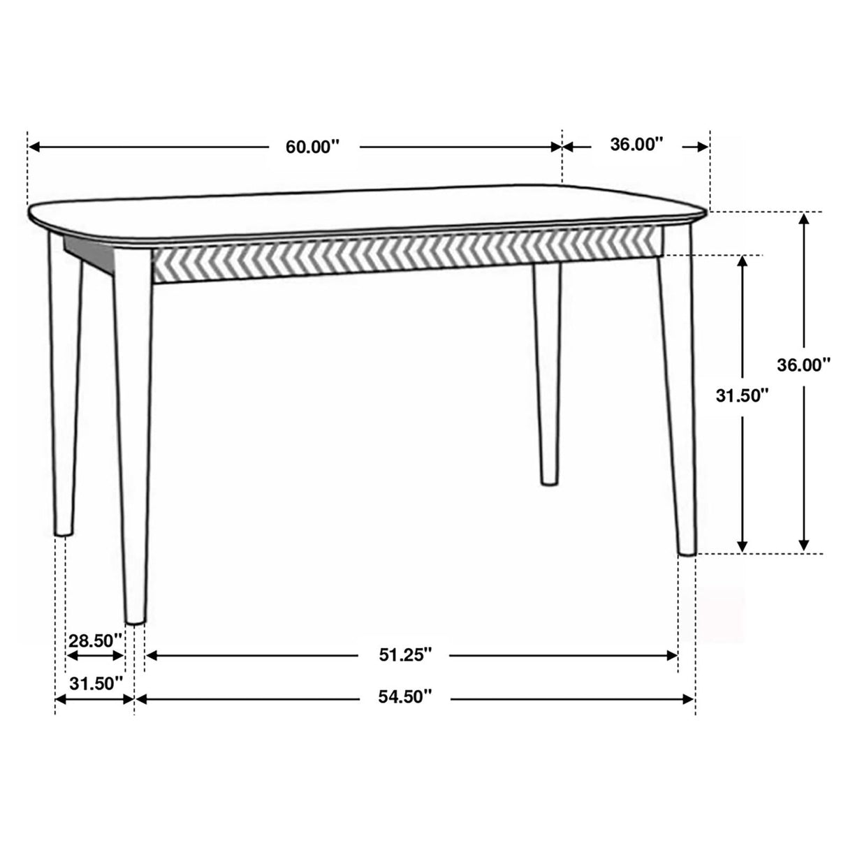 Partridge Natural Sheesham 7-Piece Rectangular Counter Height Dining Set