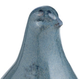 Partridge Blue 3 Piece Ceramic Statues by Crestview at Eve Furniture
