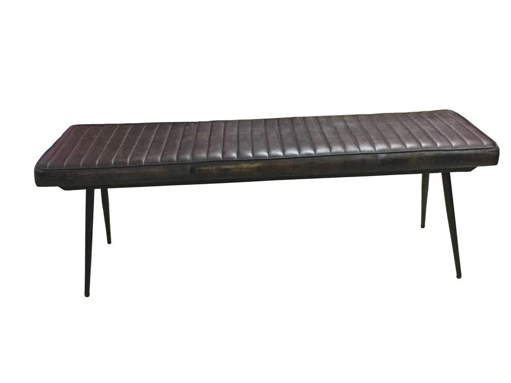 Partridge Espresso/Black Cushion Bench