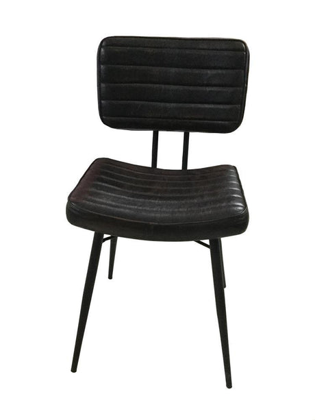 Partridge Espresso/Black Padded Side Chairs, Set of 2 by Coaster at Eve Furniture