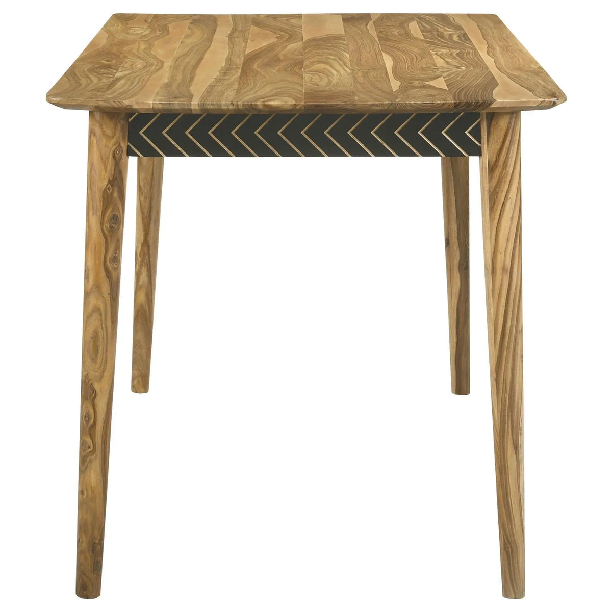 Partridge Natural Sheesham 7-Piece Rectangular Counter Height Dining Set by Coaster at Eve Furniture