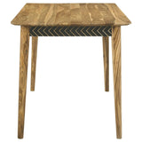 Partridge Natural Sheesham 7-Piece Rectangular Counter Height Dining Set by Coaster at Eve Furniture