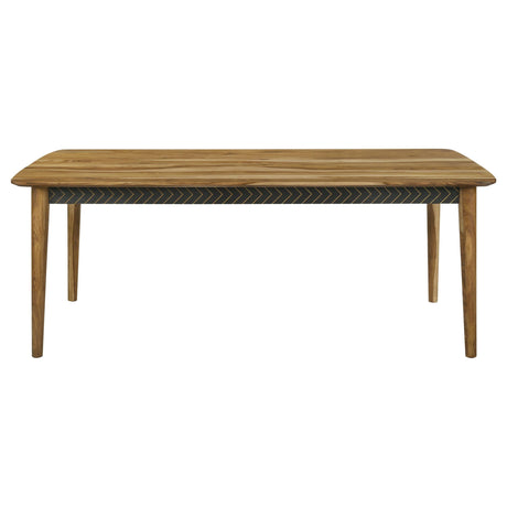 Partridge Natural Sheesham and Espresso 6-Piece Dining Set by Coaster at Eve Furniture