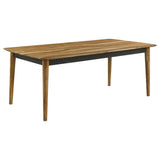 Partridge Natural Sheesham and Espresso 6-Piece Dining Set by Coaster at Eve Furniture