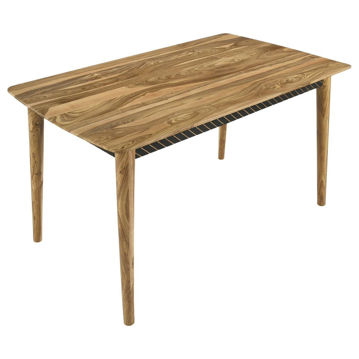 Partridge Natural Sheesham Rectangular Counter Height Table by Coaster at Eve Furniture