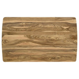 Partridge Natural Sheesham Rectangular Counter Height Table by Coaster at Eve Furniture